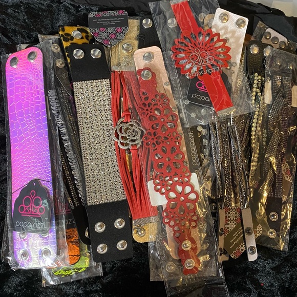 NWT Paparazzi Lot of 37 Wrap Bracelets Multi-Colored Bulk lot